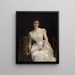 Ritratto di Mary Victoria Leiter, futura Lady Curzon de Kedleston, vice-regina delle Indie - Alexandre Cabanel — quadro incorniciato alla parete