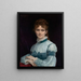 Ritratto di Mademoiselle Fanny Clapp - Alexandre Cabanel — quadro incorniciato alla parete