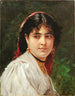 Ritratto di una giovane donna italiana - Alexandre Cabanel — vista dell’opera