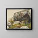 Paesaggio roccioso - Alexandre Cabanel — quadro incorniciato alla parete