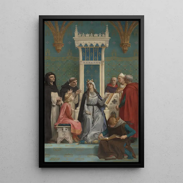 Alexandre Cabanel - Saint Louis enseign par sa mre.webp