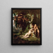 L'espulsione di Adamo ed Eva dal giardino dell'Eden - Alexandre Cabanel — quadro incorniciato alla parete