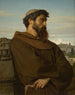 Un giovane monaco pensatore romano - Alexandre Cabanel — vista dell’opera