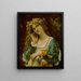 Ascoltando la Voce dell'Eco - Alexandre Cabanel — quadro incorniciato alla parete