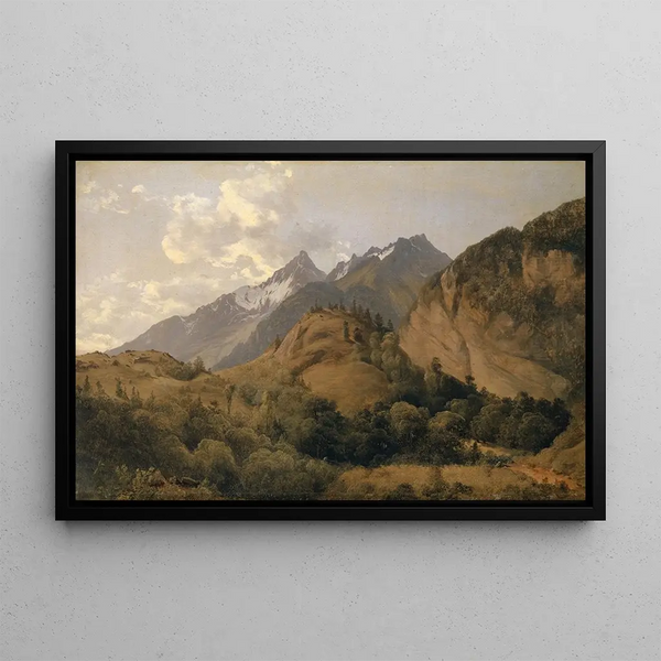 Alexandre Calame - Entry to the Urbach Valley with Ritzlihorn.webp