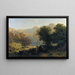 Lago di Lucerna - Alexandre Calame — quadro incorniciato alla parete