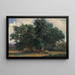 Paesaggio con querce - Alexandre Calame — quadro incorniciato alla parete