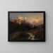 Le Wetterhorn - Alexandre Calame — quadro incorniciato alla parete