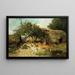 La basse-cour - Alexandre Defaux — quadro incorniciato alla parete