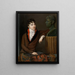 Autoritratto - Alexandre Delatour — quadro incorniciato alla parete