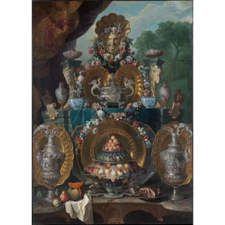 Alexandre Franois Desportes - Still Life with Silver.webp