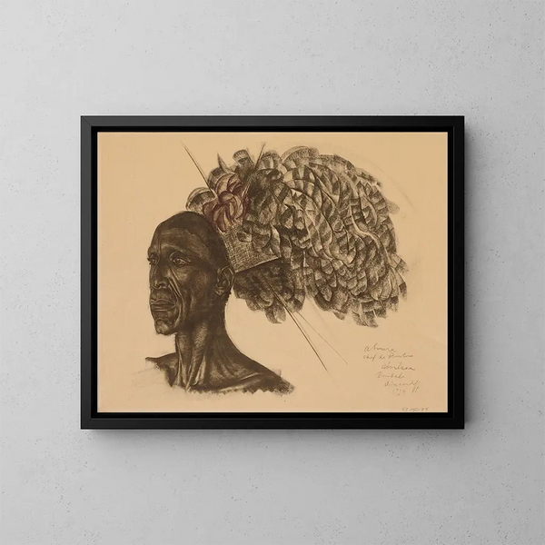 Aboura - Alexandre Iacovleff — quadro incorniciato alla parete