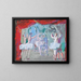 Danseuses de ballet - Alexandre Iacovleff — quadro incorniciato alla parete
