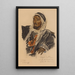Cheikh Sattane Chef de la tribu Haddidine Palmyre - Alexandre Iacovleff — quadro incorniciato alla parete