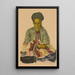 Cherzea Fils d'un Chef Nomade - Alexandre Iacovleff — quadro incorniciato alla parete