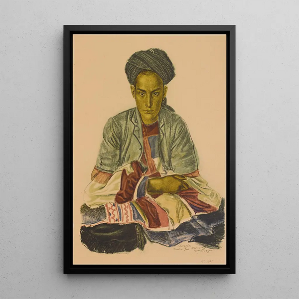 Cherzea Fils d'un Chef Nomade - Alexandre Iacovleff — quadro incorniciato alla parete