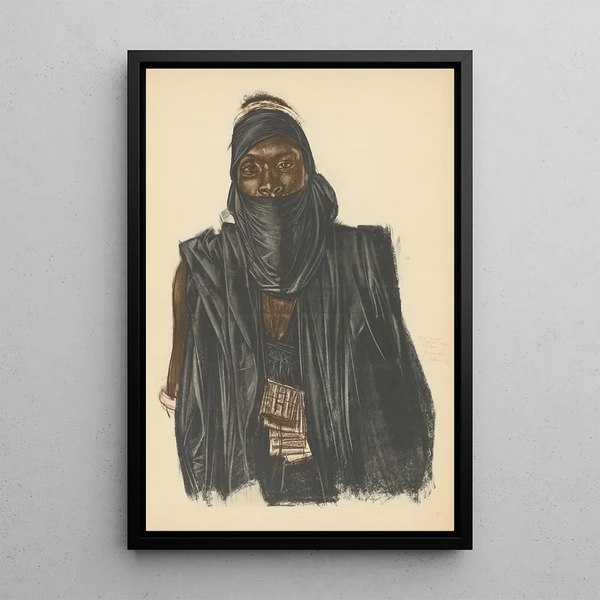 Riproduzione del dipinto Disegni e dipinti d'Africa pl 1 - Alexandre Iacovleff