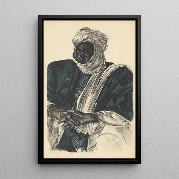 Riproduzione del dipinto Disegni e dipinti d'Africa pl 11 - Alexandre Iacovleff