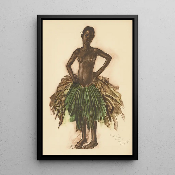 Riproduzione del dipinto Disegni e dipinti d'Africa pl 26 - Alexandre Iacovleff