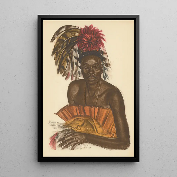 Riproduzione del dipinto Disegni e dipinti d'Africa pl 30 - Alexandre Iacovleff