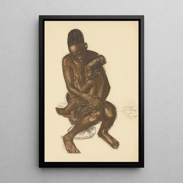 Riproduzione del dipinto Disegni e dipinti d'Africa pl 35 - Alexandre Iacovleff