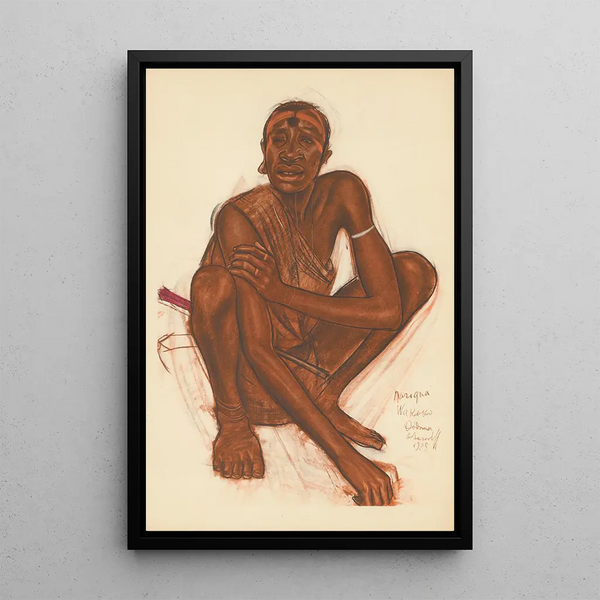 Riproduzione del dipinto Disegni e dipinti d'Africa pl 41 - Alexandre Iacovleff