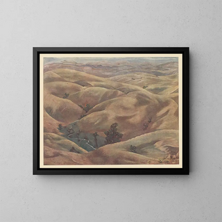 Disegni e dipinti d'Africa pl. 42 - Alexandre Iacovleff — quadro incorniciato alla parete