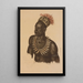 Louacho chef Wagenia Stanleyville - Alexandre Iacovleff — quadro incorniciato alla parete