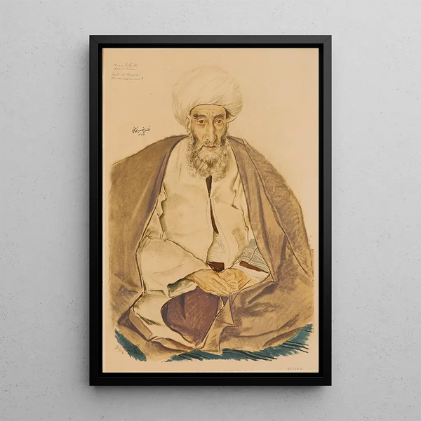 Riproduzione del dipinto Mirza Lotf Ali Lettera Persiana Teheran - Alexandre Iacovleff