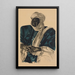 Mohamed Salek detto Doud Moura Sultan del Ouadaï Fort Lamy - Alexandre Iacovleff — quadro incorniciato alla parete