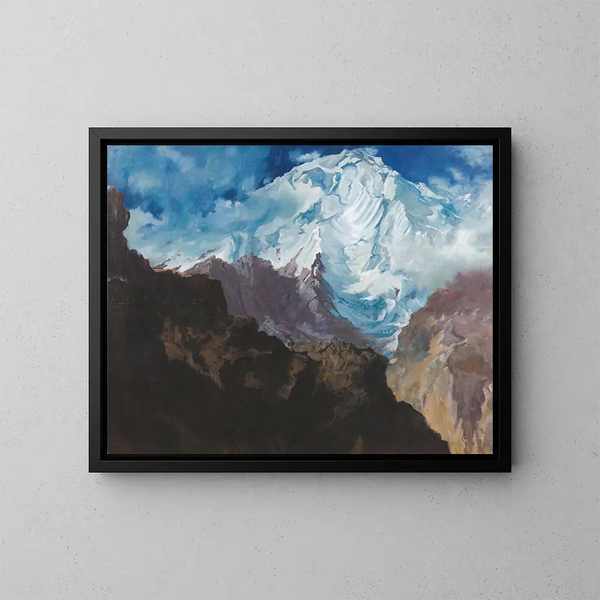 Mont Rakaposhi - Alexandre Iacovleff — quadro incorniciato alla parete