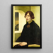 Ritratto di Irene Von Radlov - Alexandre Iacovleff — quadro incorniciato alla parete