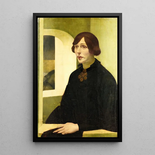 Ritratto di Irene Von Radlov - Alexandre Iacovleff — quadro incorniciato alla parete