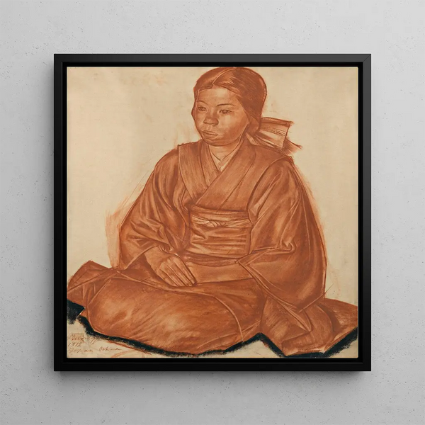 Alexandre Jacovleff - Portrait of A Japanese Girl.webp