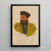 Sir Mohamed Nazim Khan Mir de Hounza Baltit - Alexandre Iacovleff — quadro incorniciato alla parete