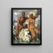 Triton e Nereide Capri - Alexandre Iacovleff — quadro incorniciato alla parete