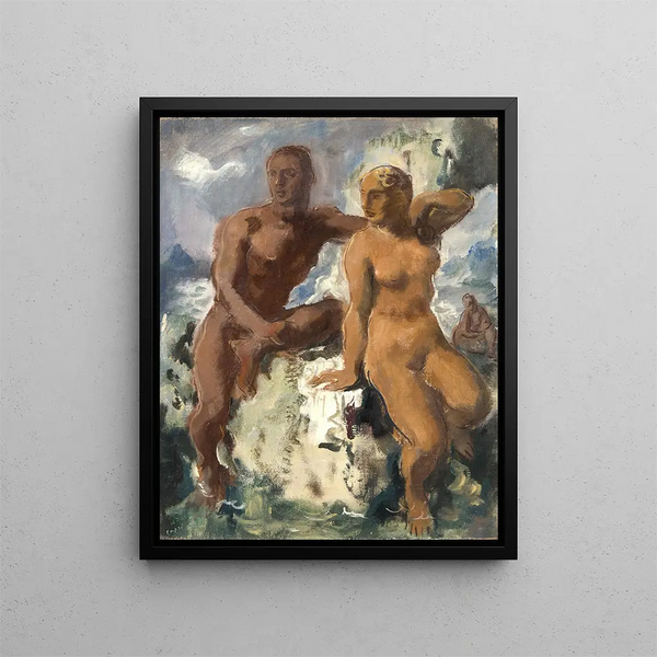 Triton e Nereide Capri - Alexandre Iacovleff — quadro incorniciato alla parete
