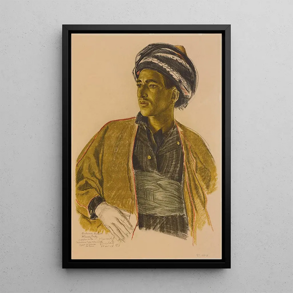 Riproduzione del dipinto Un Kurde di Bagdad - Alexandre Iacovleff