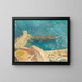 Vista del porto di Calvi - Alexandre Iacovleff — quadro incorniciato alla parete