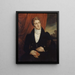 Ritratto di Jean-Georges Farcy 1800-1830 letterato - Alexandre Marie Colin — quadro incorniciato alla parete