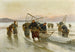 Pêche alla Gamberetto in Normandia - Alexei Danilovich Kivshenko — vista dell’opera
