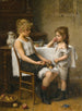 Scegliere delle mele - Alexei Harlamoff — vista dell’opera