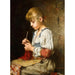 Fille crochetant - Alexei Harlamoff — vista dell’opera