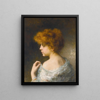 Alexei Harlamoff - Young girl with red hair.webp