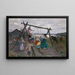 La altalena del villaggio - Alexei Stepanovich Stepanov — quadro incorniciato alla parete