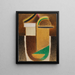 Tête astratta Tête costruttiva - Alexej von Jawlensky — quadro incorniciato alla parete