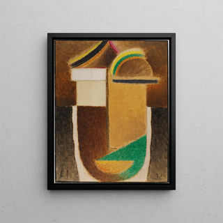 Alexej von Jawlensky - Abstrakter Kopf Konstruktiver Kopf.webp