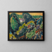 Paesaggio sul bordo del lago di Ginevra - Alexej von Jawlensky — quadro incorniciato alla parete