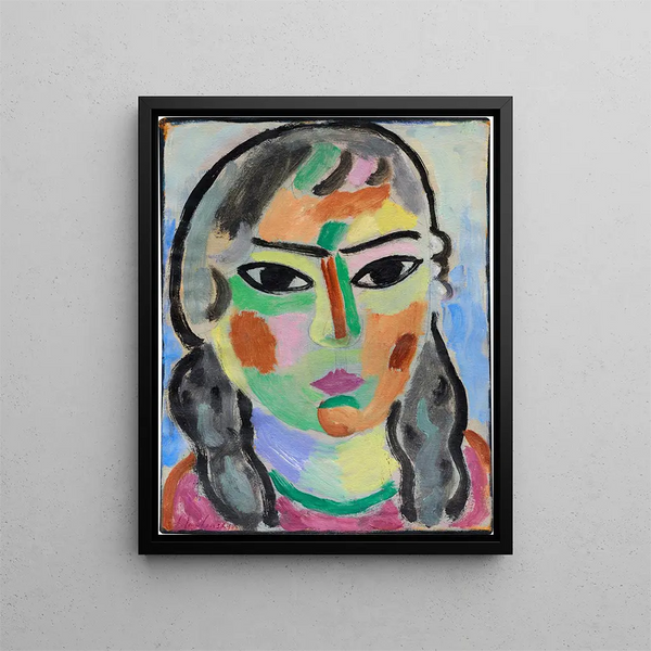 Fille - Alexej von Jawlensky — quadro incorniciato alla parete