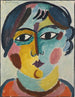 Tête de fille - Alexej von Jawlensky — vista dell’opera